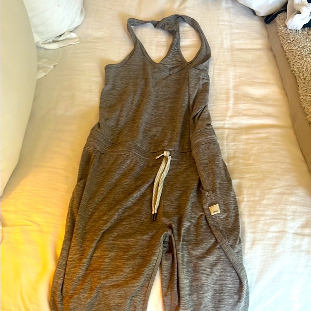 Vuori gray Lux women’s jumpsuit